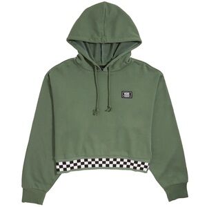 Vans Olive Women's Cropped Hoodie